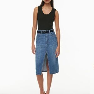 denim forum 90's halle skirt